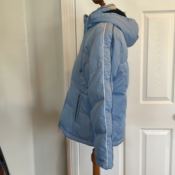 puffer ski jacket feather down removable hood girls 14 - Picture 7 of 13
